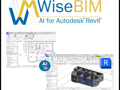 一张照片也能生成 Revit 模型？AI 插件一键将二维图纸秒变三维模型，2D 到 3D 的奇迹：WiseBIM 插件开启 Revit 建模新时代！0