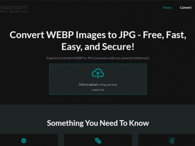 免费批量 WebP 图像到 JPG 图像转换工具，无大小限制，无注册 #图片格式转换