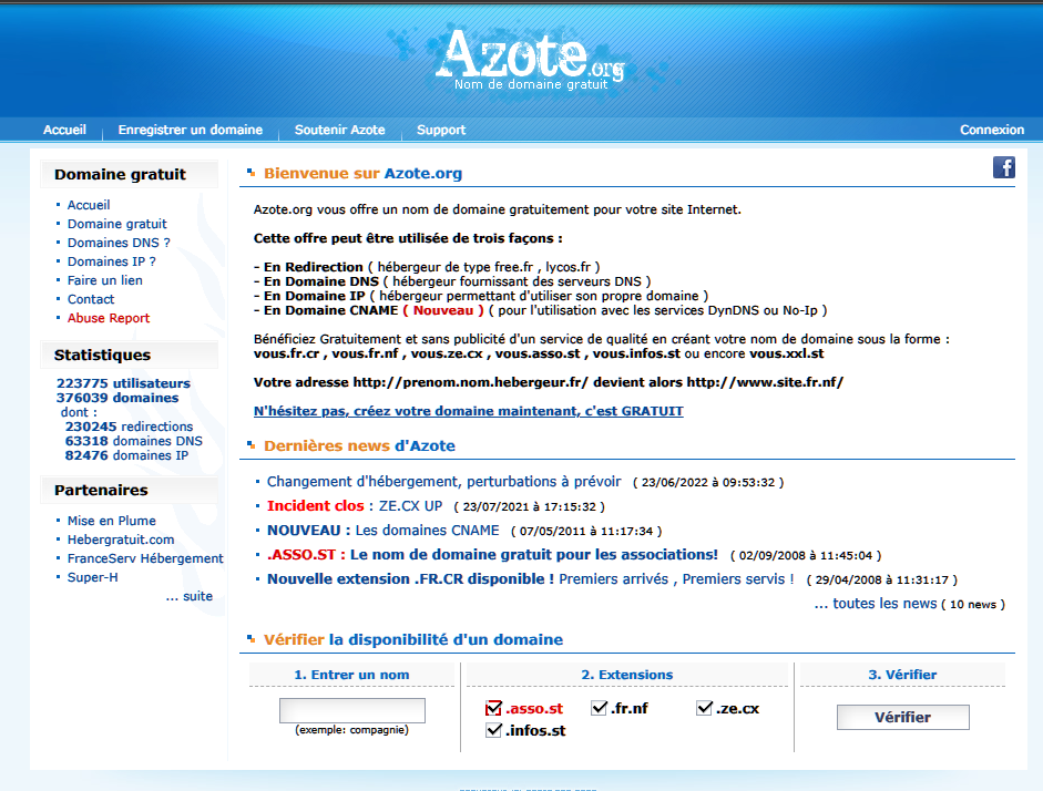 分享一些可以白嫖免费域名的网站